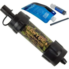 Sawyer Mini PointONE Water Filter for Outdoor Camping Water Treatment, multicolour
