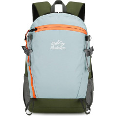 LJCZKA Hiking Backpack 28L Men Women Small Trekking Backpack Waterproof Travel Backpack with Chest Strap for Camping Outdoor Hiking