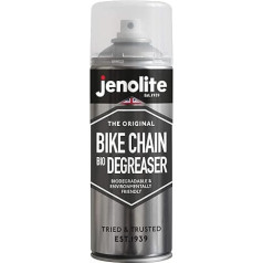 JENOLITE Bike Chain Bio Degreaser Aerosol | Water Soluble | Biodegradable Bike Degreaser Spray | Deep Cleaning Chain and Other Parts | 400ml