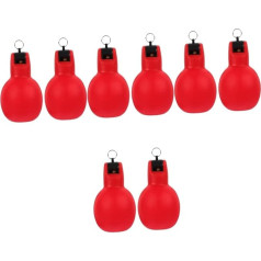 BESPORTBLE Outdoor Whistle, Hunting Whistle, Survival Whistle, Outdoor, Reusable Whistle, Made of Plastic, Small Squeeze Whistle, Camping Whistle, Emergency Whistle, Hiking Whistle, Red PVC