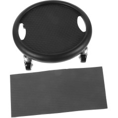 ibasenice 1 Set Fitness Slide Plate Cushion Abdomen Gym Disc for Training Waist Trainer Training Equipment Home Training Equipment Workout Slider Disc Black Rubber Random Colour