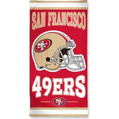 Wincraft NFL San Francisco 49ers Fibre Beach Towel, 4.1 kg/30 x 60
