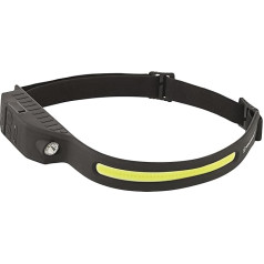 STAHLWILLE LED-Stirnlampe wiederaufladbar 3 Helligkeitsstufen, 450 lm | bis zu 9,5h Leuchtdauer, IP20, USB-C