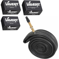 Vavert 700 x 28-35c Road Bike Inner Tubes - Presta Valve (Pack of 3)