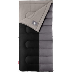 Coleman Biscayne Big & Tall 4,4 °C Schlafsack, passend für Erwachsene bis zu 1,8 m 10,2 cm Höhe, kein Verhaken mit Reißverschluss, mit Stoffsack, maschinenwaschbar