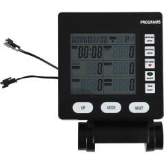 LCD display monitor for tracking times, distance and calories on the rowing machine
