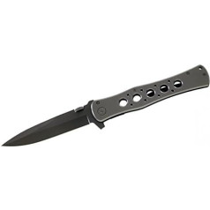Herbertz AISI 420 Single-Handed Knife Stainless Steel Titanium Coated Clip