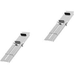 HOMSFOU 2stücke Edelstahl Wetzstein Halterung Verstellbares Rack Für Wetzsteine Rutschfest Und Stabil Für Küchenanwendungen Langlebig Und Rostfrei