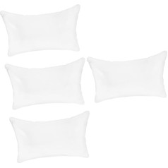 Sosoport Pack of 4 Inflatable Long Cushion Portable Sofa Cushion Inserts Transparent Cushion Camping Cushion Clear Sofa Cushion Water-Repellent Cushion Inserted