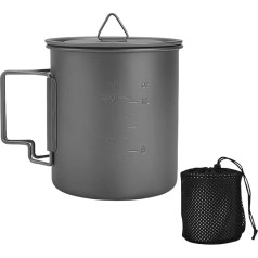 Zqxnt Tragbare Camping Kaffeetasse Mit Klappgriff Freien Wasser Camping Picknick