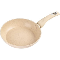 WOTZOV , Kochtopf Bratpfanne Bratpfanne Maifan Stein Kochtopf Küchengeschirr Multifunktion für Induktionsherd Gas Universal Wok,Offwhite Frying Pan 28cm