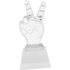 SWAYVES Trophäe Medaille Auszeichnung Trophäe Preis Pokal Versorgung Transparent Preis Accessoire/Transparent/15.8 * 7 * 5.5Cm