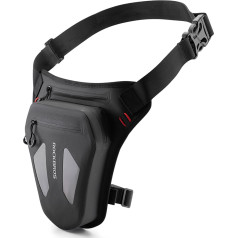 Rockbros Motocikla kājas somiņa ar augšstilba jostu plecu soma - melna