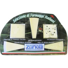 Zanetti Italian Cheese Plate Hard & Cut Cheese, 235g Pack