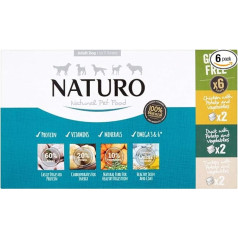 Naturo Wet Dog Food Adult Multipack Grain-Free 2.4 kg