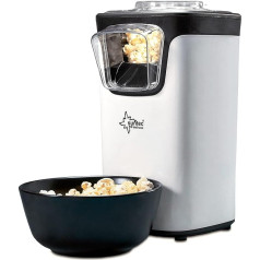 Suntec Hot Air Popcorn Machine POP-8618 Fat Free Popcorn without Fat and Oil Popcorn Machine for Home Popcorn Sweet or Salty Space-Saving Mini Popcorn Maker Machine with Lid