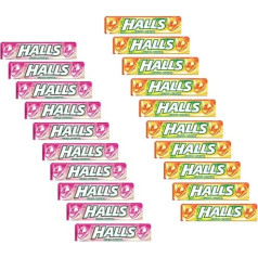 DEU Halls® Refreshing Sugar-Free Sweets Halls® Licorice + Halls® Orange Lemon - 10 + 10 Pieces (640 g)
