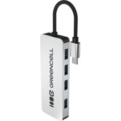 Centrmezgls usb-c pamata usb-c uz 4x usb-a 3.0