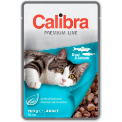 Calibra cat premium pieaugušajiem forele un lasis 100g