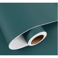 HotDecor Wallpaper Blue Green Furniture Film Self-Adhesive Kitchen Film Cabinets Adhesive Film Blue for Furniture Wallpaper Children's Room Hallway Worktop Film Wall Wallpaper Cabinet Films