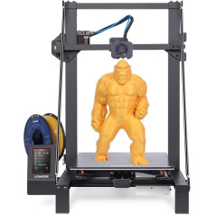 Longer LK5 Pro 3D Printer, Large Size 20cm (L) x 30cm (W) x 39cm (H) 90% Pre-Assembled Silent Motherboard FDM 3D Printer for DIY Printing at Home and School