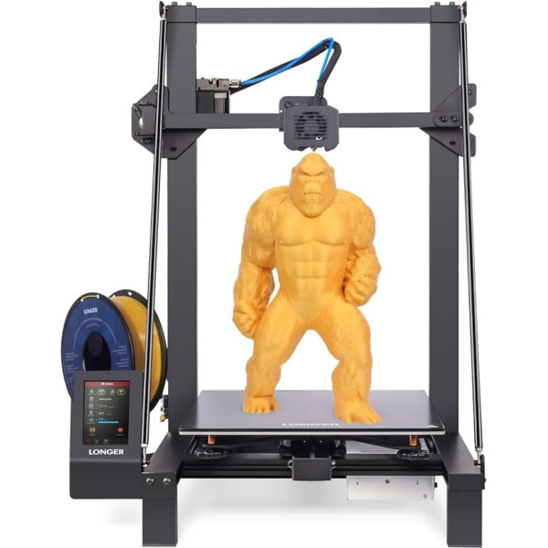 Longer LK5 Pro 3D Printer, Large Size 20cm (L) x 30cm (W) x 39cm (H) 90% Pre-Assembled Silent Motherboard FDM 3D Printer for DIY Printing at Home and School