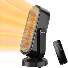 QGKPL Fan Heater with 3-Speed Mode & Child Lock - Energy Saving & Quiet Back to Results 1500 W Heater for Bathroom & Camping Ceramic PTC Heater Timer & Overheating Protection