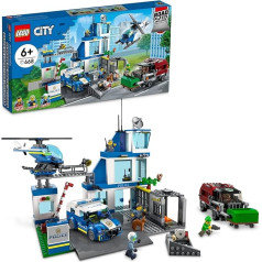 LEGO City Police Station 60316 Building Kit for Kids Aged 6 and Up (668 Pieces)