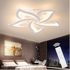 Tetipa LED Ceiling Light Dimmable, 40 W-80 W Bedroom with Remote Control and App, Living Room Lamp Ceiling Lamp Modern Ceiling Lighting Ceiling Lighting Chandelier Dimming Lamp Ceiling
