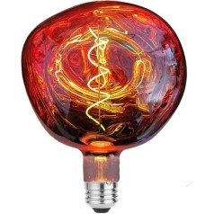 KOOYWAN Oversized Large LED Bulb, Giant 6W (60W Equ) Giant Edison Bulbs, Dimmable, G150 Warm White 2700K, Rose Gold E27 Base, 1 Pack