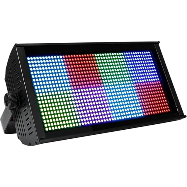 SHEHDS Stage Strobe Light Wash LED 200W RGB Marquee (8 Segments) Uplights DMX512 Metal Housing DJ Light