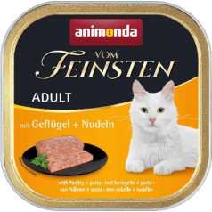 vom feinsten menue cat putnu gaļa ar nūdelēm - mitrā kaķu barība - 100g