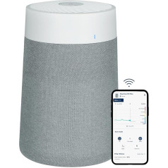 BLUEAIR Air Purifier for Rooms up to 43 m² - Smart, Quiet, HEPA Silent Technology, Ideal for Home, Bedroom, Children's Room, Against Dust, Allergens, Smoke, Mould, Pet Hair - Blue Pure 511i Max