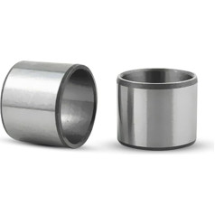 ZONSHJDKR Plain Bearing 2 Pieces Steel Bearing Shaft Sleeve Bushing Bearing Jig Bushing Axle Sleeve (10 x 16 x 20 mm)