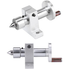 Live Center Turntable, Mini Lathe Double Bearing, Live Centre Turning Centre, DIY Parts, Lathe Parts Accessories