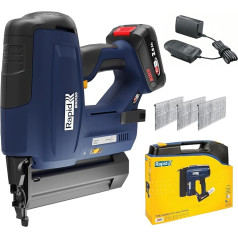 Rapid BNX50 Cordless Nailer 18V P4A - Wireless Nail Gun for Nails Type 8 (20-50mm) - Includes 2.5Ah Battery, Charger and Case - Compatible with Bosch Power For All Battery