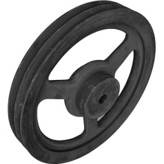 cyclingcolors 1 x V-belt pulley 2 grooves B or SPB outer diameter 322 mm pitch diameter 315 mm cast iron construction machinery forestry agricultural mechanical engineering