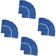 JOINPAYA 4 Sets Solar Cell Solar Panel Mini Battery Charger for Solar Panel Flexible Solar Solar Camping Equipment Camping Solar Panel Polycrystalline Blue Pack of 100 x 4