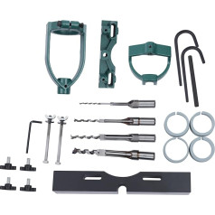 YXZQLOZ Bench Drill Locator Set for Mortising Machine, Insert Tool Insert Accessories for Drill and Woodworking Mortising Machine Square Hole