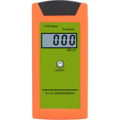 URPIZY Digital UVB Radiation Meter UV Light Meter with LCD Display for Reptiles Terrariums Measuring Range 280-320nm High Precision Measurement 0-1999uw/cm2
