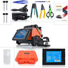 SKYSHL Core to Core Fibre Optic Splicer Optical Fibre Splicing Fusion Splicer with Car Splicing and Car Heating SS413F-211