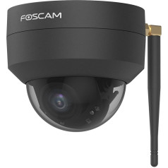 Foscam D4Z WLAN Surveillance Camera, Black, 4MP (2304 x 1536), Dual-Band WLAN, PTZ, Smart Detection