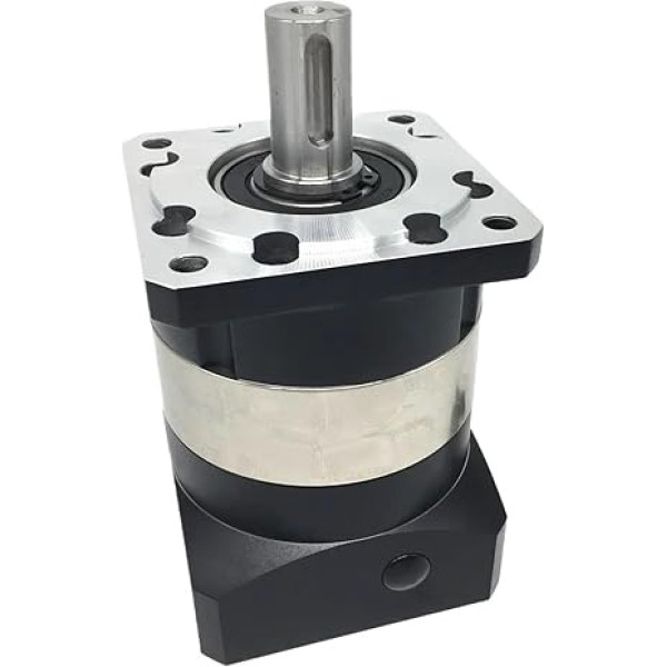 Planetary Gearbox Ratio3-100:1 7Arc minutes 19 24mm Input Reducer for Nema42 110mm Nema52 130mm Stepper motor Robot Lathe(Ratio 40,24mm input)