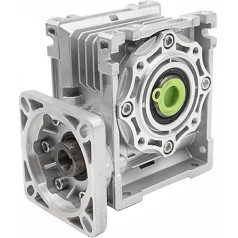 Styire NMRV040 Drehzahlminderer 0,43 Zoll 11 mm Eingangsbohrung 90 x 90 mm Vierkantflansch 3,27 Zoll 83 mm Falzschneckengetriebe for 90 x 90 mm Rahmenmotor Genauigkeit Vertikal(Ratio 20 to 1)