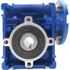Styire Schneckengetriebe NMRV030 Ausgangsloch 14 mm 0,55 Zoll Flansch 56B14 56B5 63B14 63B5 Drehzahlminderer Untersetzungsgetriebe mit rundem Flansch Genauigkeit Vertikal