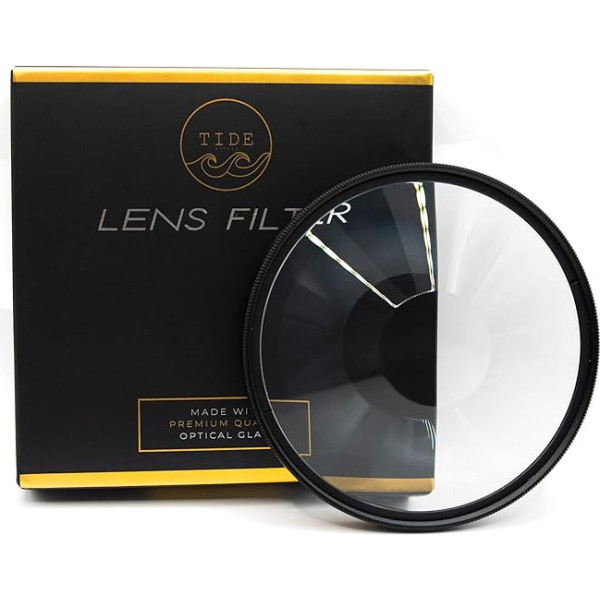 Tide Optics Aura Filter 82mm - Prism Camera Lens with Halo Effect Filter
