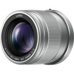 Panasonic Lumix G 42.5mm Lens - Silver