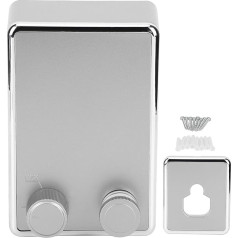 Retractable Clothes Line, 13.8 Feet Adjustable Stainless Steel Rope, Wall Mounting, High Performance Clothing, Durable Balcony Clothes Airer, High Performance Tumble Dryer (Silver)