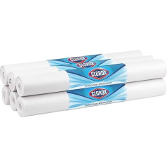 Duck EasyLiner Non-Adhesive Shelf Liner with Solid Handle, Solid Surface, White, 20-inch Feet x 6 Rolls, 60