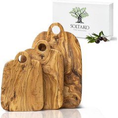 Olive Wood Chopping Board Set of 3 